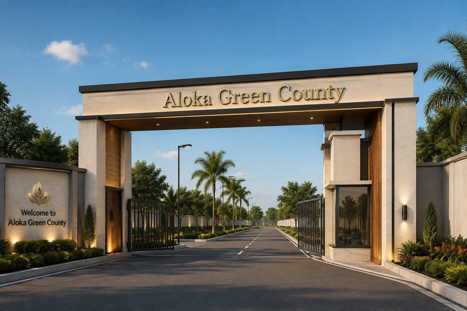 Aloka Green County Entrance